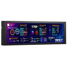7.84 Inch Mini Monitor HD IPS 1280x400 Secondary Screen Stretched Bar LCD Dis... picture