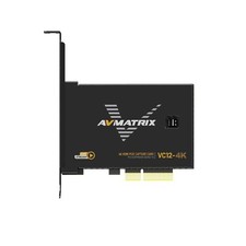 AVMATRIX VC12-4K 4K HDMI PCIE Capture Card 1-Ch HDMI 2.0 Input Loop-Out YUY2 picture