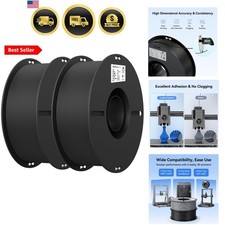 3D Printer Filament, PLA Filament 1.75mm Bundle 2Kg for 3D Printing, Ender PL... picture