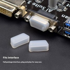 10Pcs Silicone Dustproof Cap For Laptop Projectors DB9 VGA Port Protective picture