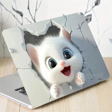 2 Pack Cute 3D Cartoon Cat Vinyl Stickers Scratch Resistant and Easy To Remove picture