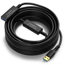 USB 3.0 Active Extension Cable 30 Feet, Long USB Type-A Male to Female Extend... picture