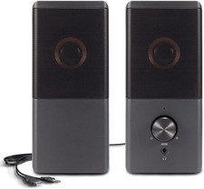 Computer Speaker, Compact Size Speaker with Headphone Jack, Volume Control, Ster picture