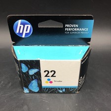 New HP 22 (C9352AN140) Ink Cartridge - Tri-Color Exp 11/2014 picture
