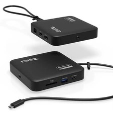 Plugable USBC-6950PDZ USB-C Dual HDMI Dock DisplayLink Dual 4K 60Hz 100W PD picture