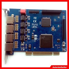 TE405P 4 Port T1 E1 Card ISDN PRI SS7,Asterisk Free PBX Issabel TE405 PCI Board picture