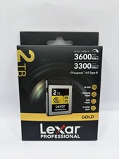 Lexar 2TB Professional GOLD CFexpress 4.0 Type B Memory Card - New Sealed picture