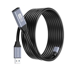 BlueRigger 32FT USB 3.0 Active Extension Cable 5Gbps Extender Cord Grey picture