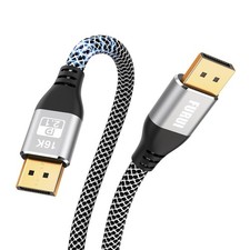 VESA Certified DisplayPort 2.1 Cable 6ft, 80Gbps, 16K@60Hz, Pro-6Feet, Grey  picture