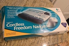 Logitech Cordless Freedom Navigator Keyboard Wheel Mouse Receiver User Guide picture