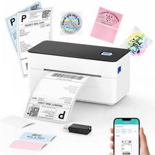 SVANTTO Bluetooth Shipping Label Printer 4X6, Wireless Thermal Label Maker picture