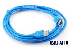 Manhattan 10ft USB 3.0 TypeA SuperSpeed Extension Cable picture