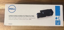 Genuine Dell High Yield Toner Cartridge C5GC3 Cyan 1250/1350/1355/C1760/C1765 picture