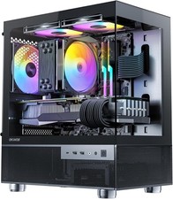 Aqua 3, Micro ATX Case, MATX PC Case with 3 X 120mm 3-Pin ARGB Fan Pre-Instal... picture