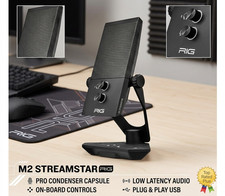 RIG M2 STREAMSTAR PRO HD | Wired USB Streaming Microphone picture