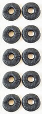 10 Plantronics Leatherette Ear Cushions for SupraPlus Wireless Headsets picture