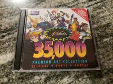 35,000 Premium Art Collection Clip Art Masterclips PC Windows CD-ROM 2 CDs 1996 picture