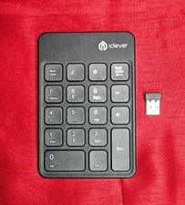 iClever 2.4G Numeric Keypad IC-KP02 Wireless Slim Rechargeable Battery Built In picture
