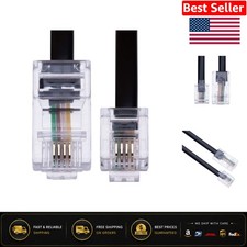 2m RJ11 to RJ45 Telephone Cord - Reliable Connection for Home & Office picture