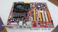 MICROSTAR MS-7185 K8N SLI MOTHERBOARD w/ ADA3800DAA5BV CPU, HTSK, 2GB RAM & I/O picture