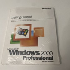 Microsoft Windows 2000 Professional SP2 OEM 1-2 CPU NEW SEALED COA Key picture
