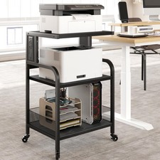 Printer Stand Printer Table Printer Trolley Rollable With Charging Station New picture