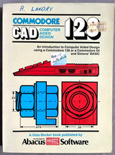 Commodore 128 CAD Computer Aided Design W. Heift ABACUS with Disk 1985 picture