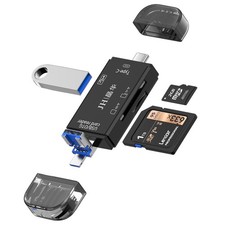 USB 2.0 Card Reader OTG 2.0 6-in-1 SD/TF Type-C for Android Phone PC picture