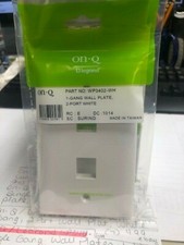 ON-Q Legrand WP3402-WH, 1-Gang Wall Plate, 2-Port picture
