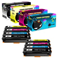 8 Toner Cartridge replace for HP CF400A-3A 201A Laserjet M277dw M252dw M252 M277 picture