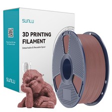 SUNLU Upgraded Wood PLA 3D Printer Filament 1.75mm PLA 1KG,15% real Wood Fiber picture