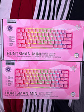 Razer Huntsman Mini Quartz Edition 60% Optical Illuminated Gaming Keyboard Pink picture
