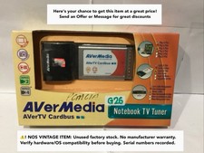 AVerMedia AVerTV Cardbus PCMCIA TV Tuner Capture Card Vintage NOS New Open Box picture