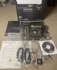 New Asus GRYPHON Z87 LGA 1150 Intel Z87 uATX Motherboard w/ Armor Kit Paperwork picture