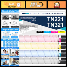 High-Quality Toner Cartridge Replacement for Konica Minolta C227 C287 - 4-Pack K picture