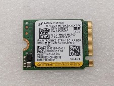 Micron 2450 M.2 512GB PCIe Gen4x4 NVMe 2230 SSD MTFDKBK512TFK (100% Health) picture