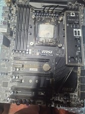 MSI X99A SLI PLUS LGA2011-V3 DDR4 ATX Motherboard I7 5820K W/ I O picture