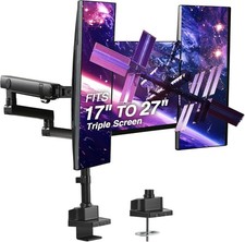 AVLT Triple Monitor Arm Desk Mount for 17