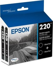 Epson - 220 2-Pack Standard Capacity - Ink Cartridges - Black picture