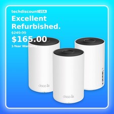 TP-Link Deco Tri-Band Mesh Wi-Fi 6E Router System AXE5300 | 3-pack picture