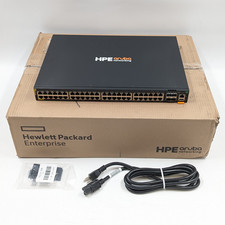 HPE Aruba CX 6300F 48-Port 1GbE Class 4 Rack Mountable (JL665A) Black picture