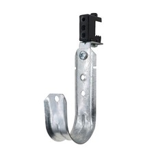 10 PCS Cable Support J Hook Beam Clamp 2 Inch Heavy Duty Metal Wire Hangers picture