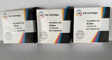 NEW LD Ink Cartridge Compatible With 98 Black Lot Of 3 C9364WN picture
