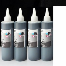 4 Bulk refill ink for HP inkjet printer 4 colors 4x250ml Black picture