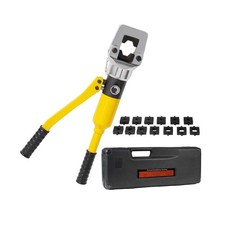 Cable Lug Crimping Tool, 6 AWG to 800 MCM Hydraulic Plier, 16 Ton Hand Crimpi... picture