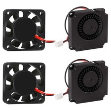 4PCS 3D Printer Brushless Cooling Fan 2PCS square fan +2PCS turbo fan, DC 24V picture