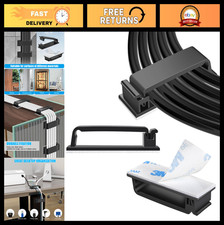 100 PCS Self-Adhesive Cable Clips - Wire Management Organizer for Desk, Wall, Ca picture