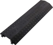 Medium 1 Piece - Floor Cord Cover Cord Protector Drop over Drop Trak Cable Ramp  picture