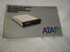 Vintage VTG 1983 Atari 1030 Modem Owner’s Guide Manual C061798 Rev. A picture