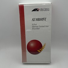Allied Telesyn AT-MR815T HUB 8-Port RJ45 Ethernet Twisted Pair Mini-Hub NEW picture